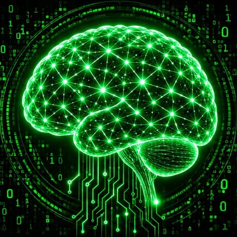 緑に光るＡＩの脳（中央競馬 KeibaFactorAI）